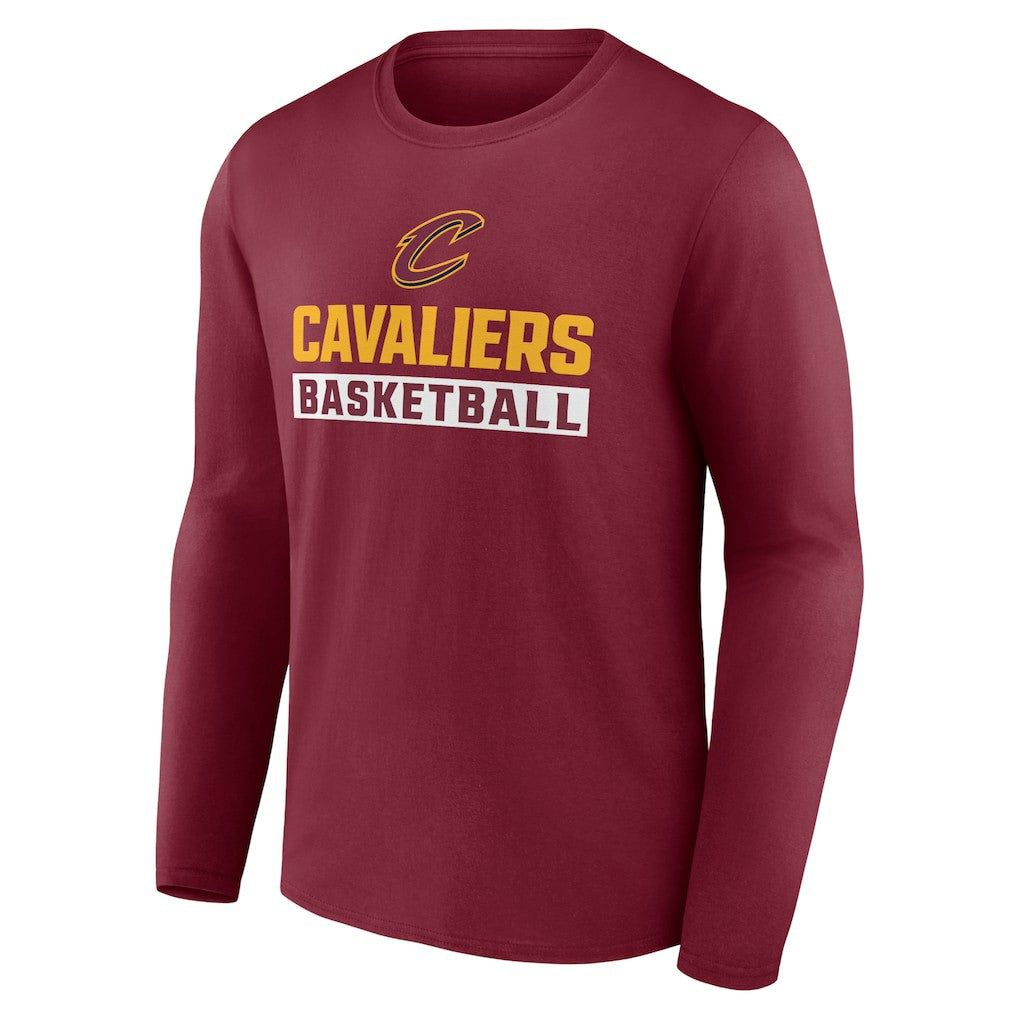Cleveland Cavaliers Let's Go Long Sleeve T-Shirt Garnet