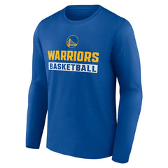 Golden State Warriors Let's Go Long Sleeve T-Shirt Royal