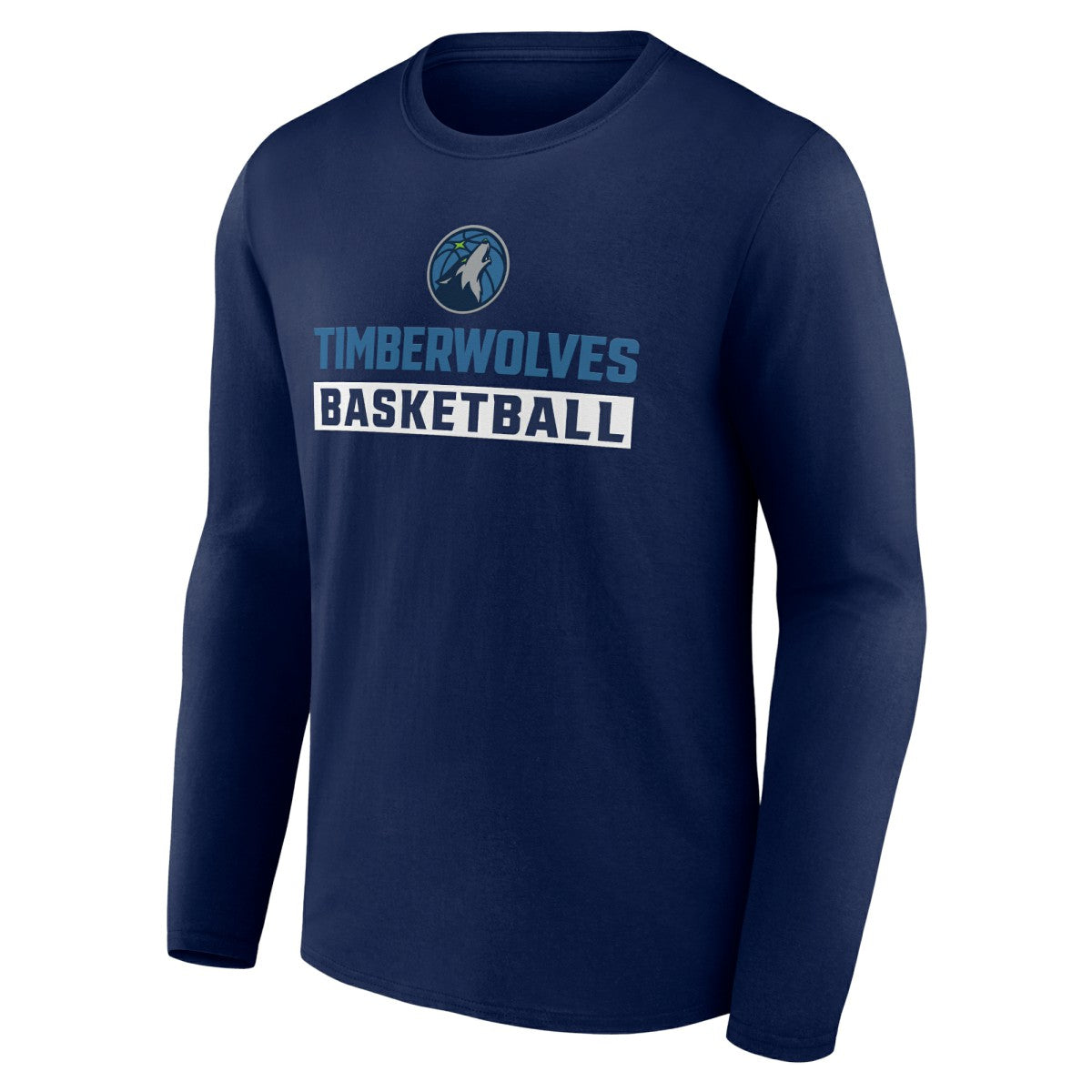 Minnesota Timberwolves Let's Go Long Sleeve T-Shirt Navy