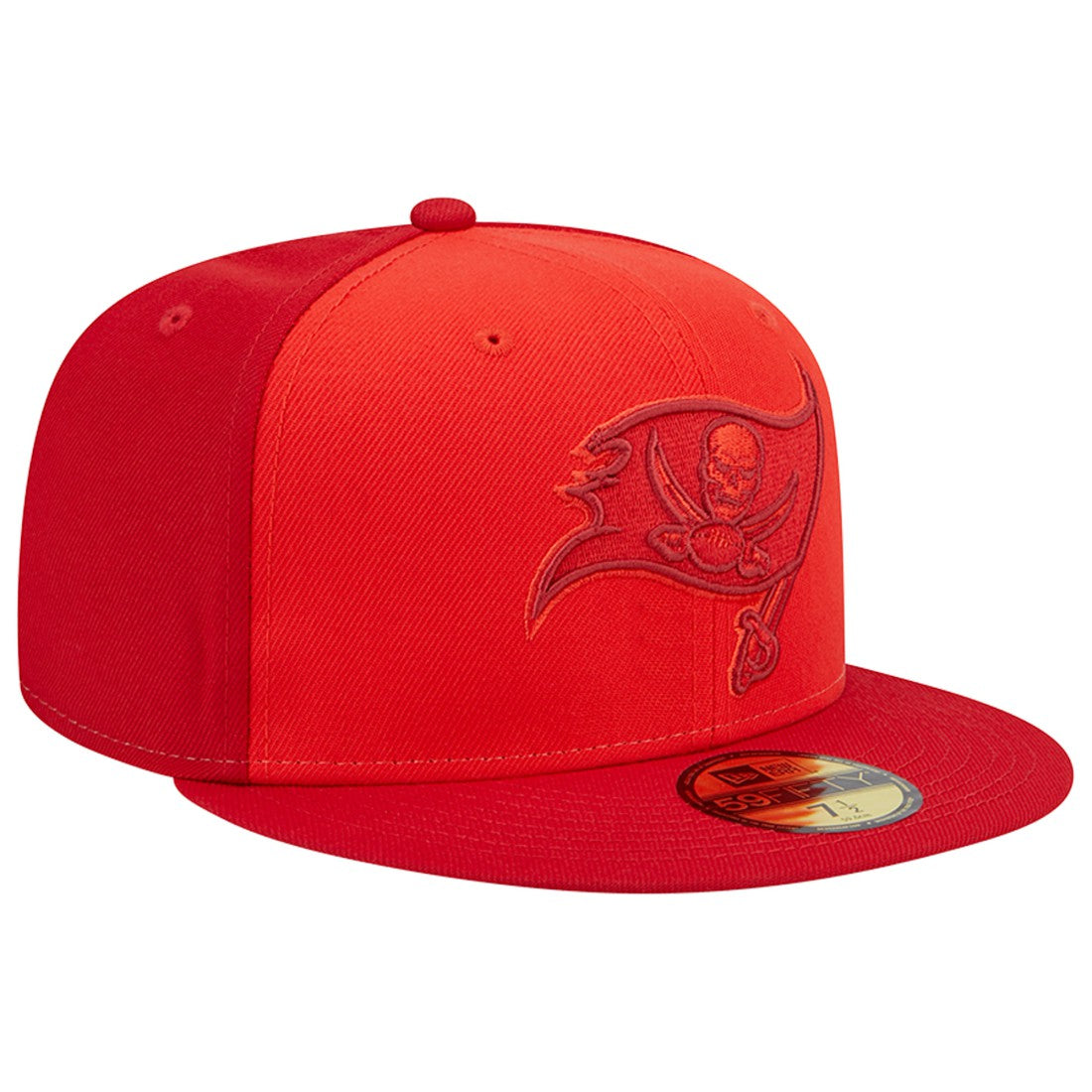 Tampa Bay Buccaneers New Era Tri-Tone 59FIFTY Fitted Hat Red