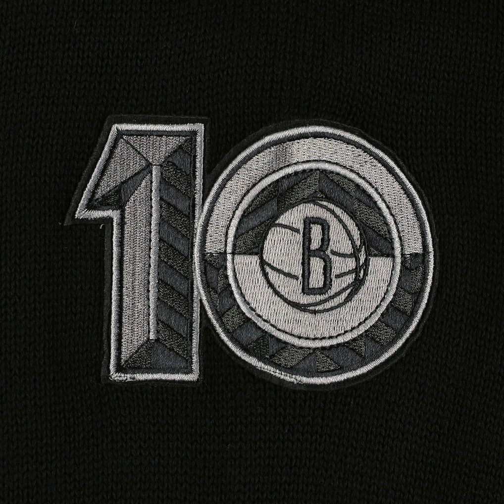 Brooklyn Nets AUTHMADE 10th Anniversary Pullover Sweater Black