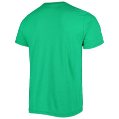 Joe Namath New York Jets Homage Unisex Unisex Caricature Retired Player Tri-Blend T-Shirt Heather Green