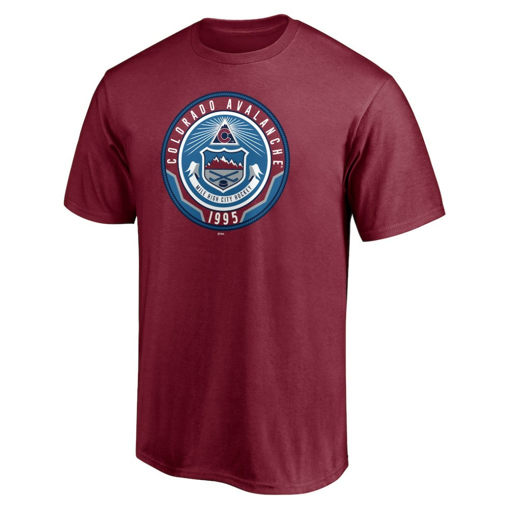 Colorado Avalanche Hometown Collection Push Ahead T-Shirt - Burgundy - NHL 5059356