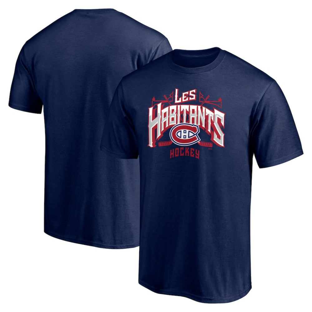 Montreal Canadiens Hometown Collection Push Ahead T-Shirt - Navy - NHL 5059391