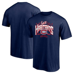 Montreal Canadiens Hometown Collection Push Ahead T-Shirt - Navy - NHL 5059391
