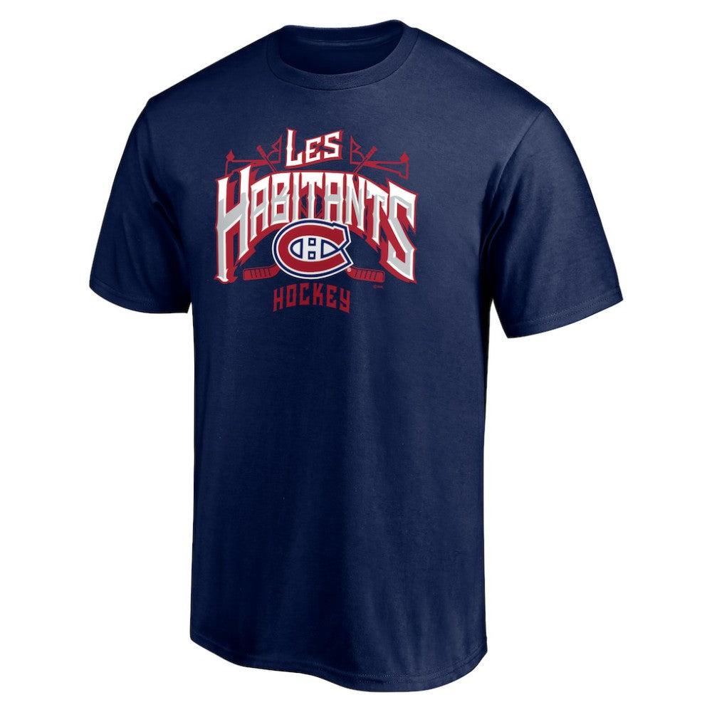 Montreal Canadiens Hometown Collection Push Ahead T-Shirt - Navy - NHL 5059391