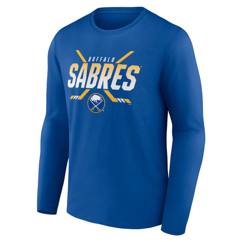 Buffalo Sabres Covert Logo Long Sleeve T-Shirt - Royal - NHL 5059501