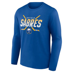 Buffalo Sabres Covert Logo Long Sleeve T-Shirt - Royal - NHL 5059501
