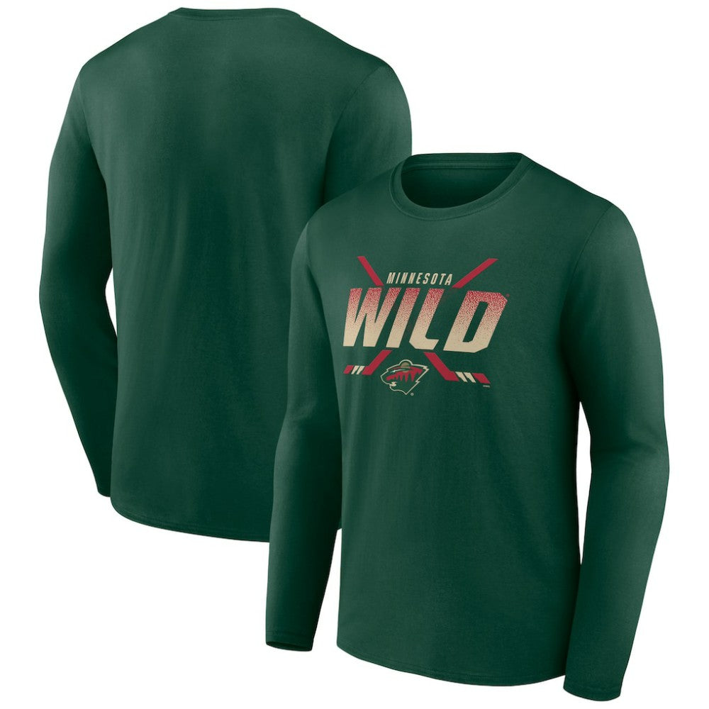 Minnesota Wild Team Covert Long Sleeve T-Shirt - Green - NHL 5059512