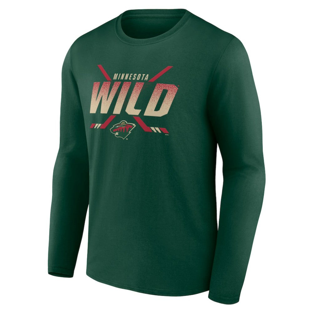 Minnesota Wild Team Covert Long Sleeve T-Shirt - Green - NHL 5059512
