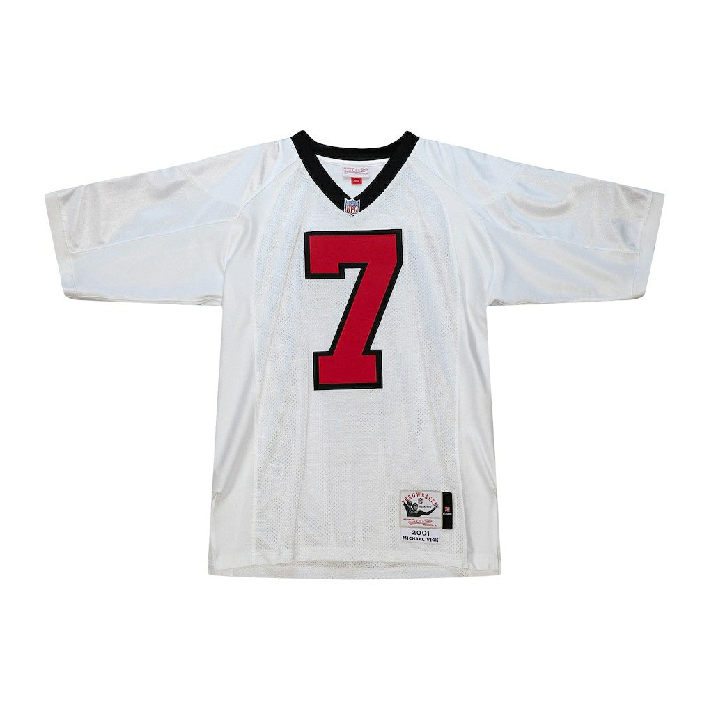 Mitchell & Ness Michael Vick Atlanta Falcons 2001 Authentic Throwback Retired Player Jersey White