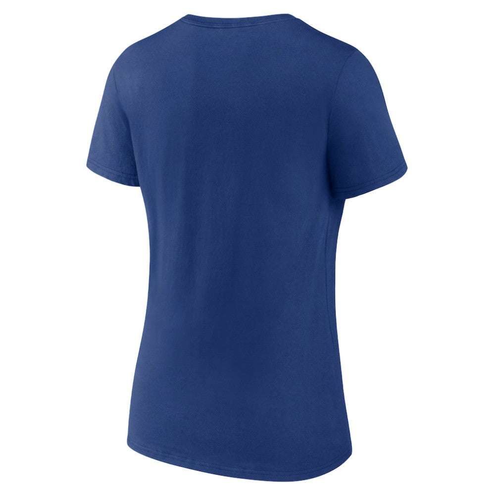 Toronto Maple Leafs Women's Primary Play V-Neck T-Shirt - Blue - NHL 5060123