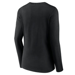 Los Angeles Kings Women's Forge Long Sleeve V-Neck T-Shirt - Black - NHL 5060147