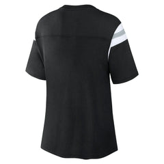 Fanatics Las Vegas Raiders Women's Earned Stripes T-Shirt Black