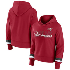 Fanatics Tampa Bay Buccaneers Women's Over Under Pullover Hoodie Red