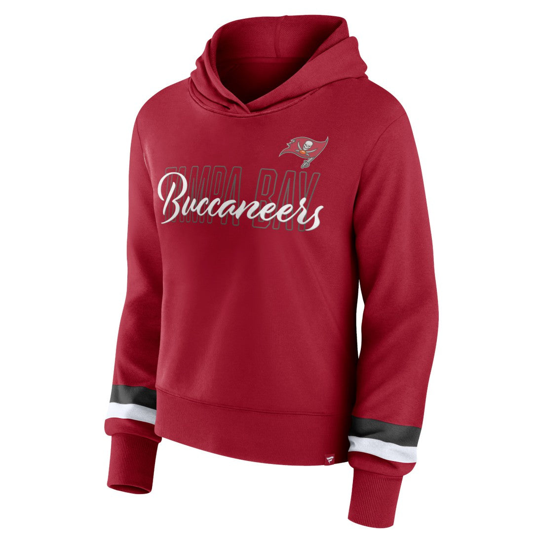 Fanatics Tampa Bay Buccaneers Women's Over Under Pullover Hoodie Red