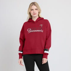 Fanatics Tampa Bay Buccaneers Women's Over Under Pullover Hoodie Red