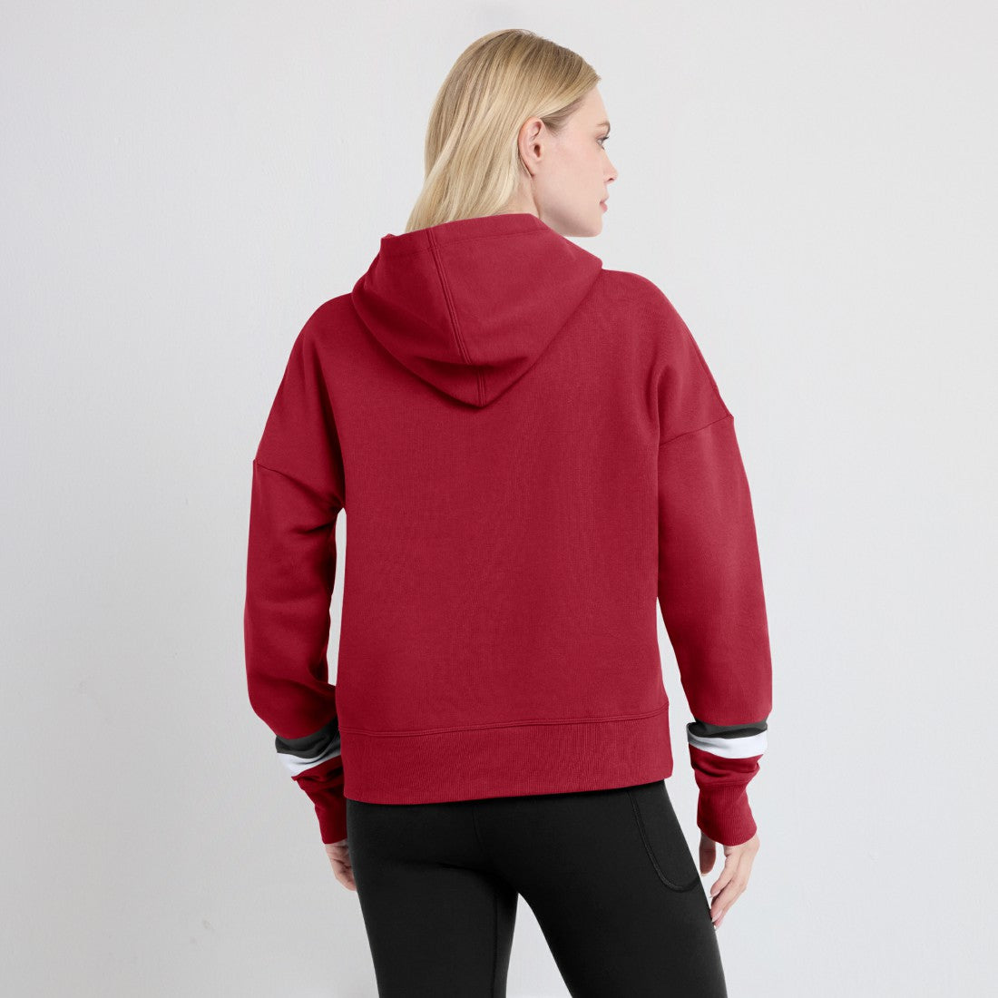 Fanatics Tampa Bay Buccaneers Women's Over Under Pullover Hoodie Red