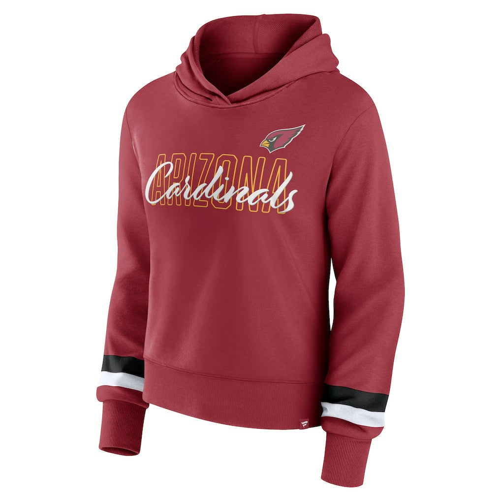 Fanatics Arizona Cardinals Women's Over Under Pullover Hoodie Cardinal