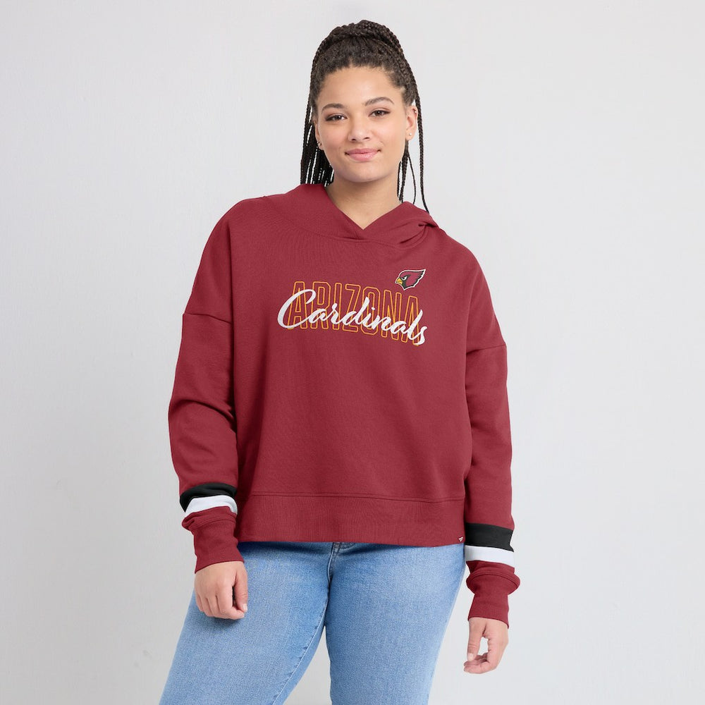 Fanatics Arizona Cardinals Women's Over Under Pullover Hoodie Cardinal