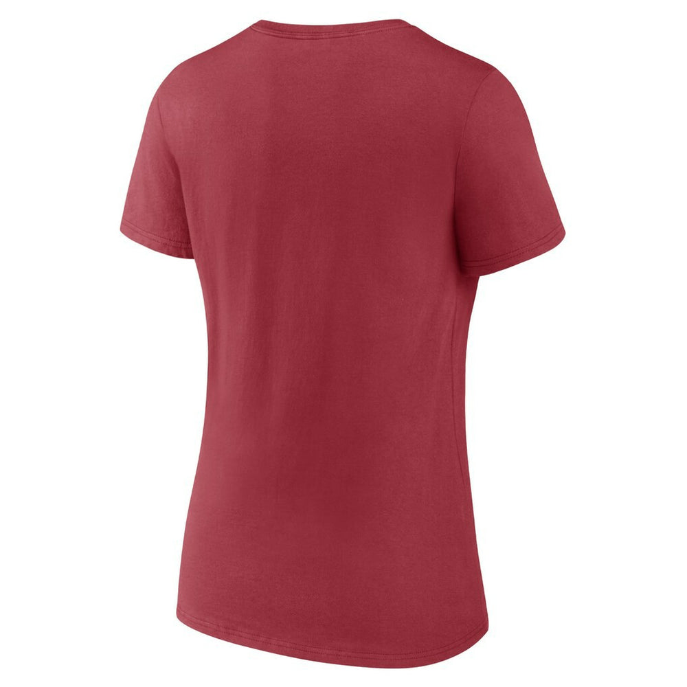 Fanatics Arizona Cardinals Women's Back Home Again V-Neck T-Shirt Cardinal