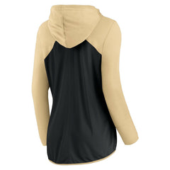 Fanatics New Orleans Saints Women's Forever Fan Full-Zip Hoodie Black/Gold