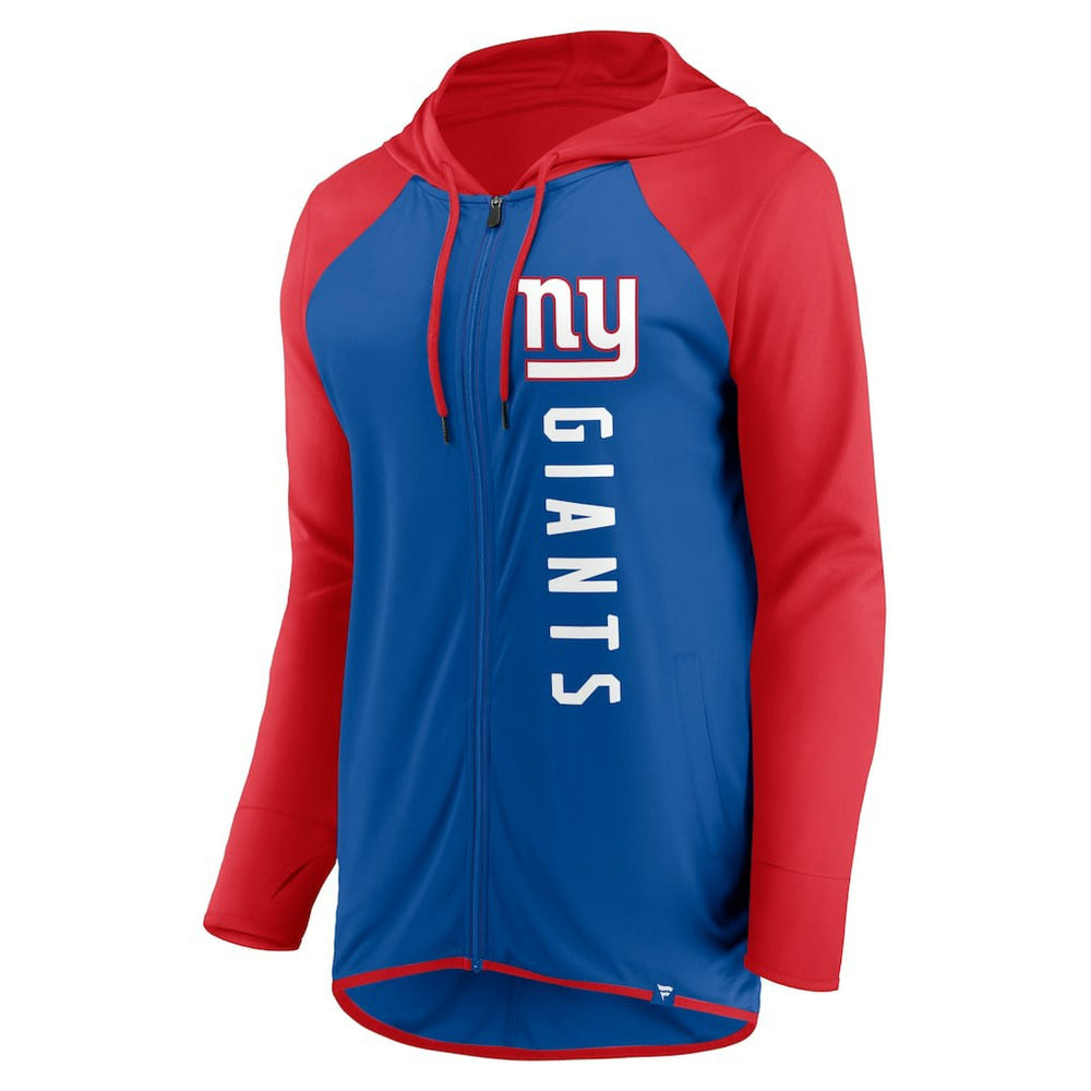 Fanatics New York Giants Women's Forever Fan Full-Zip Hoodie Royal/Red