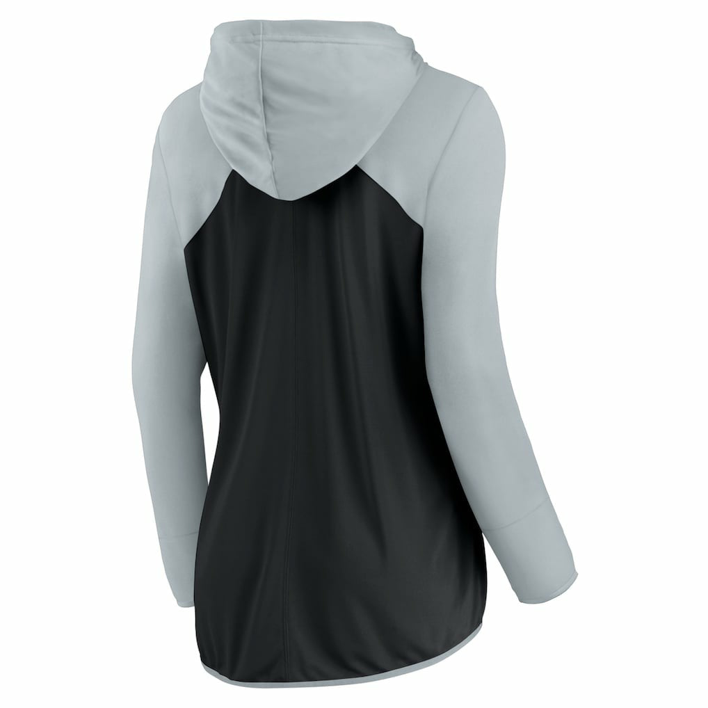Fanatics Las Vegas Raiders Women's Forever Fan Full-Zip Hoodie Black/Silver