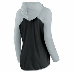 Fanatics Las Vegas Raiders Women's Forever Fan Full-Zip Hoodie Black/Silver