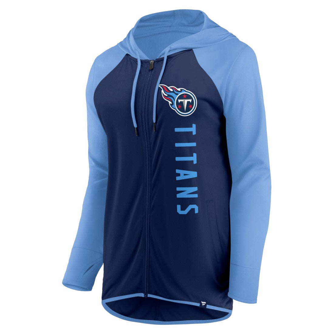 Fanatics Tennessee Titans Women's Forever Fan Full-Zip Hoodie Navy/Light Blue