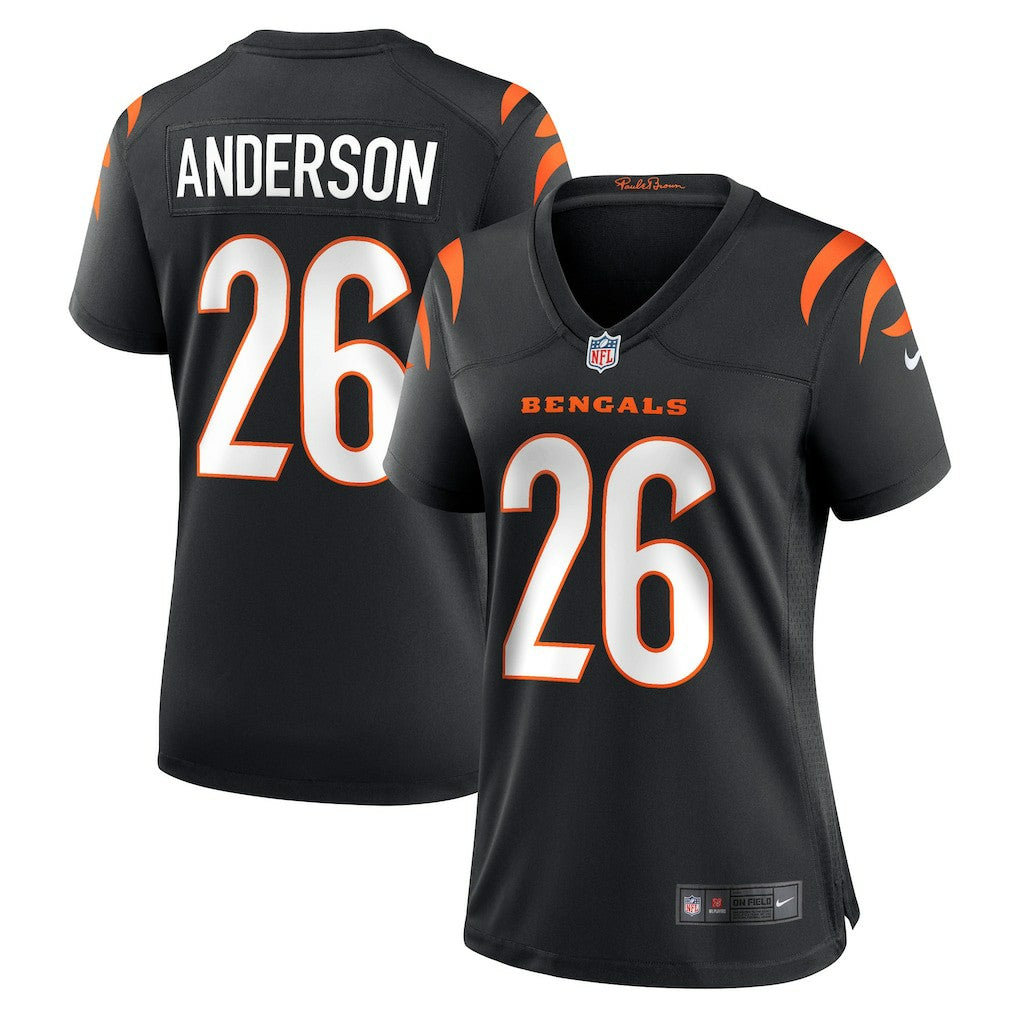 Nike Tycen Anderson Cincinnati Bengals Women's Game Player Jersey Black