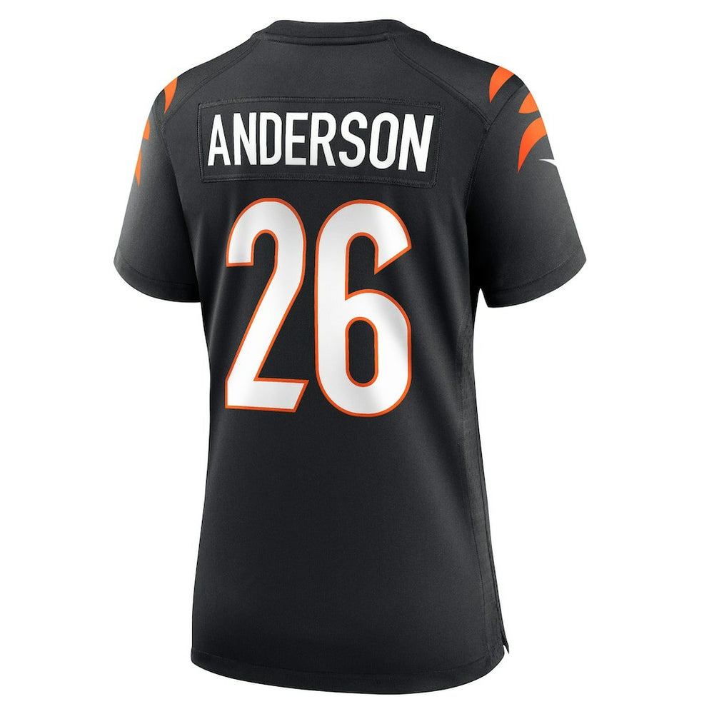 Nike Tycen Anderson Cincinnati Bengals Women's Game Player Jersey Black