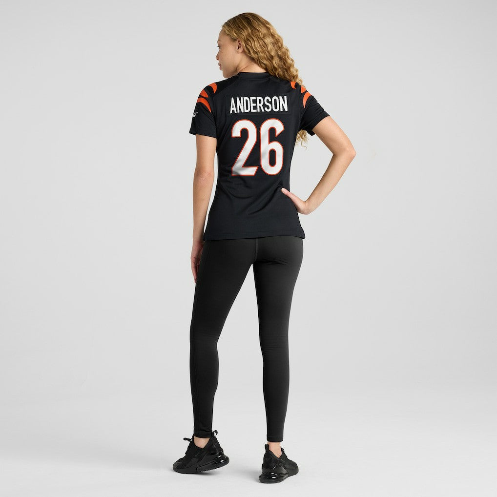 Nike Tycen Anderson Cincinnati Bengals Women's Game Player Jersey Black