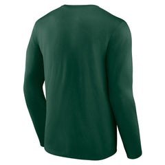 Green Bay Packers Primary Team Logo Long Sleeve T-Shirt Green