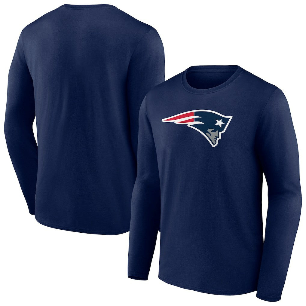 New England Patriots Primary Team Logo Long Sleeve T-Shirt Navy