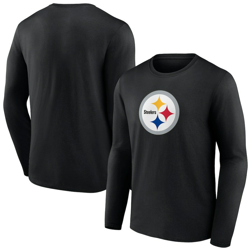 Pittsburgh Steelers Primary Team Logo Long Sleeve T-Shirt Black