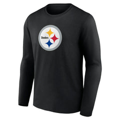 Pittsburgh Steelers Primary Team Logo Long Sleeve T-Shirt Black