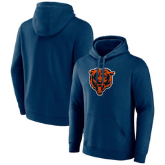 Chicago Bears Primary Team Logo Fitted Pullover Hoodie Navy