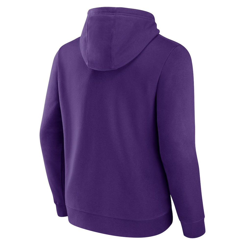 Minnesota Vikings Primary Team Logo Fitted Pullover Hoodie Purple