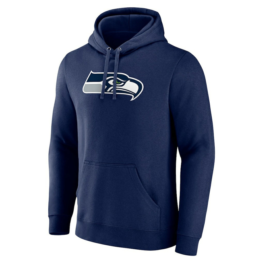 Seattle Seahawks Primary Team Logo Fitted Pullover Hoodie College Navy