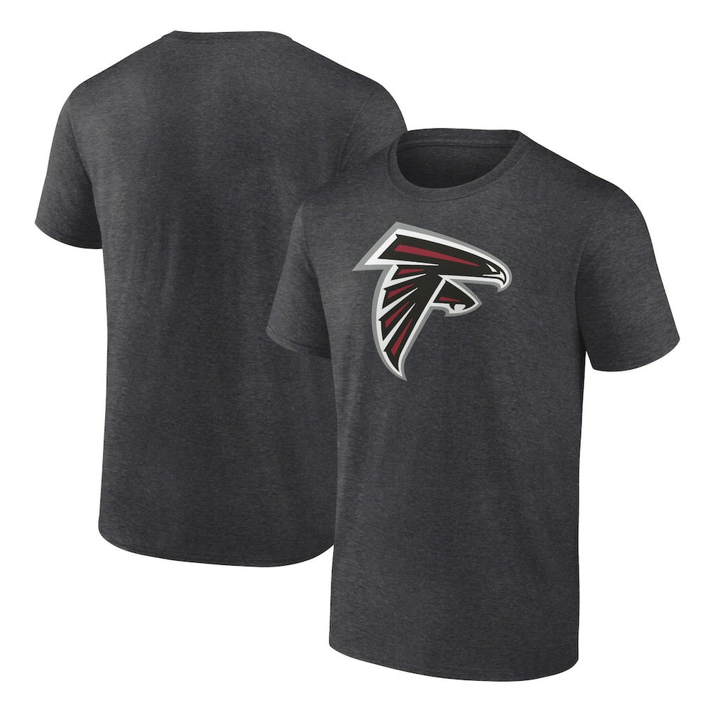 Fanatics Atlanta Falcons Primary Logo T-Shirt Heather Charcoal
