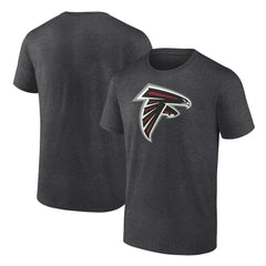 Fanatics Atlanta Falcons Primary Logo T-Shirt Heather Charcoal