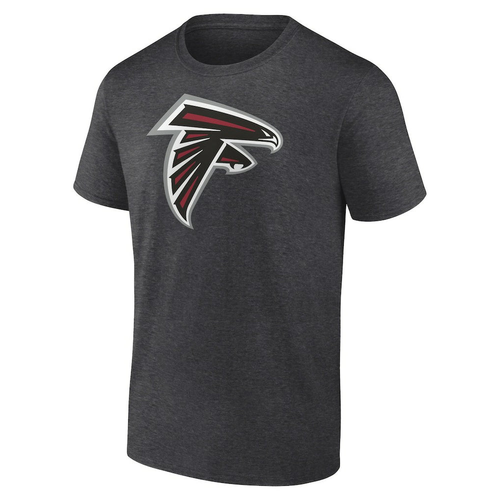 Fanatics Atlanta Falcons Primary Logo T-Shirt Heather Charcoal