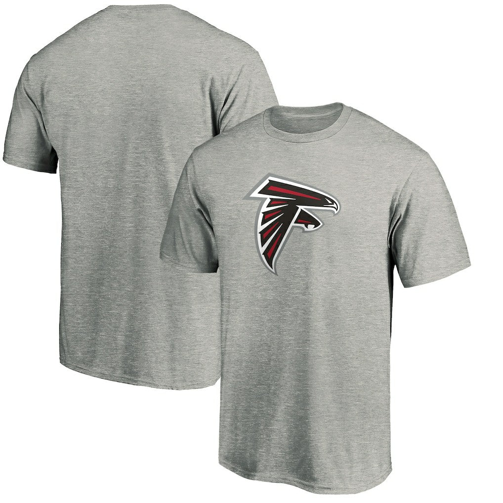 Fanatics Atlanta Falcons Primary Logo T-Shirt Heather Gray