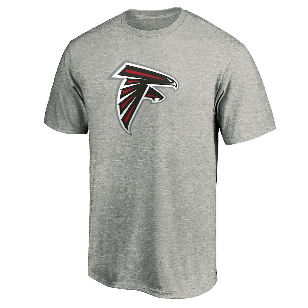 Fanatics Atlanta Falcons Primary Logo T-Shirt Heather Gray