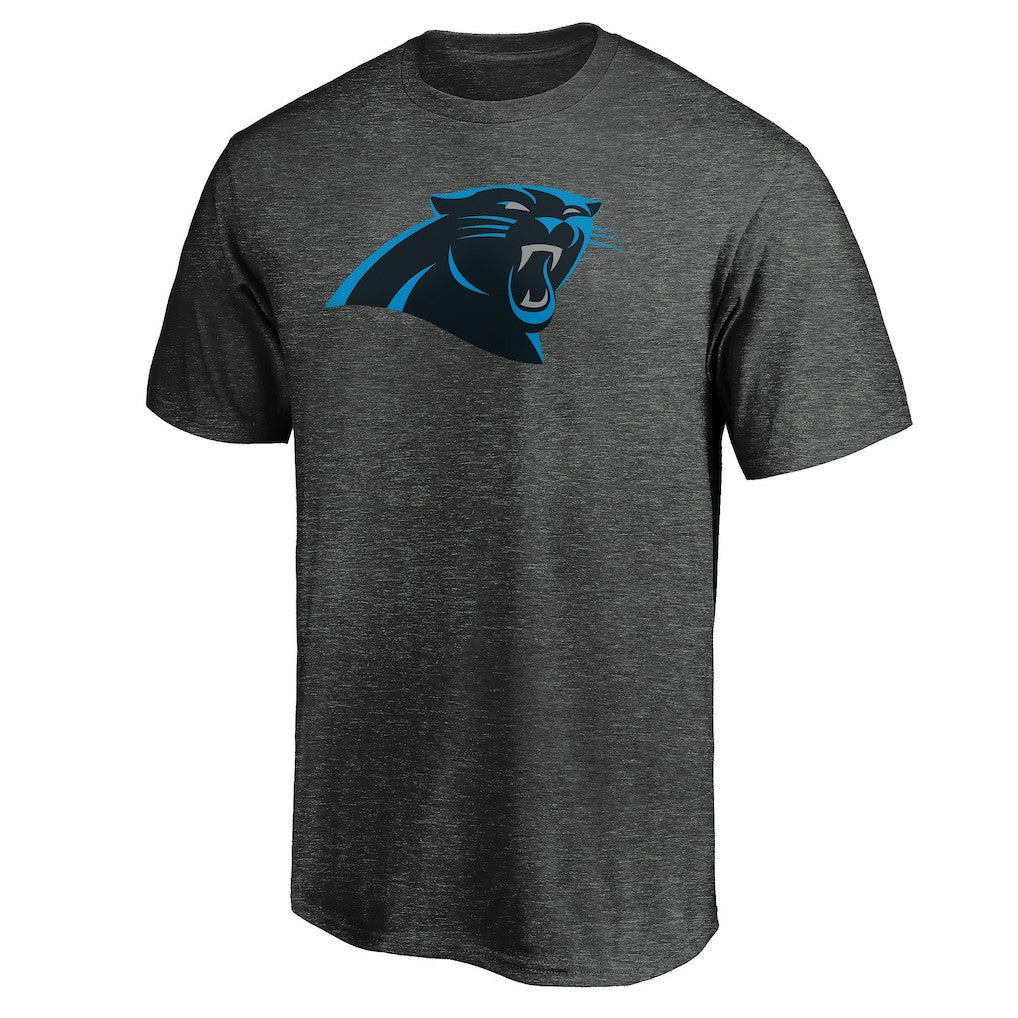 Fanatics Carolina Panthers Primary Logo T-Shirt Heather Charcoal