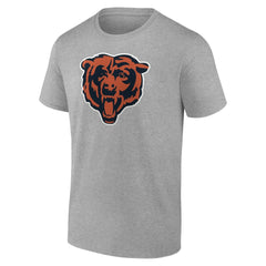 Fanatics Chicago Bears Primary Logo T-Shirt Heather Gray