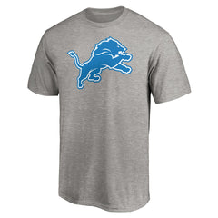 Fanatics Detroit Lions Primary Logo T-Shirt Heather Gray