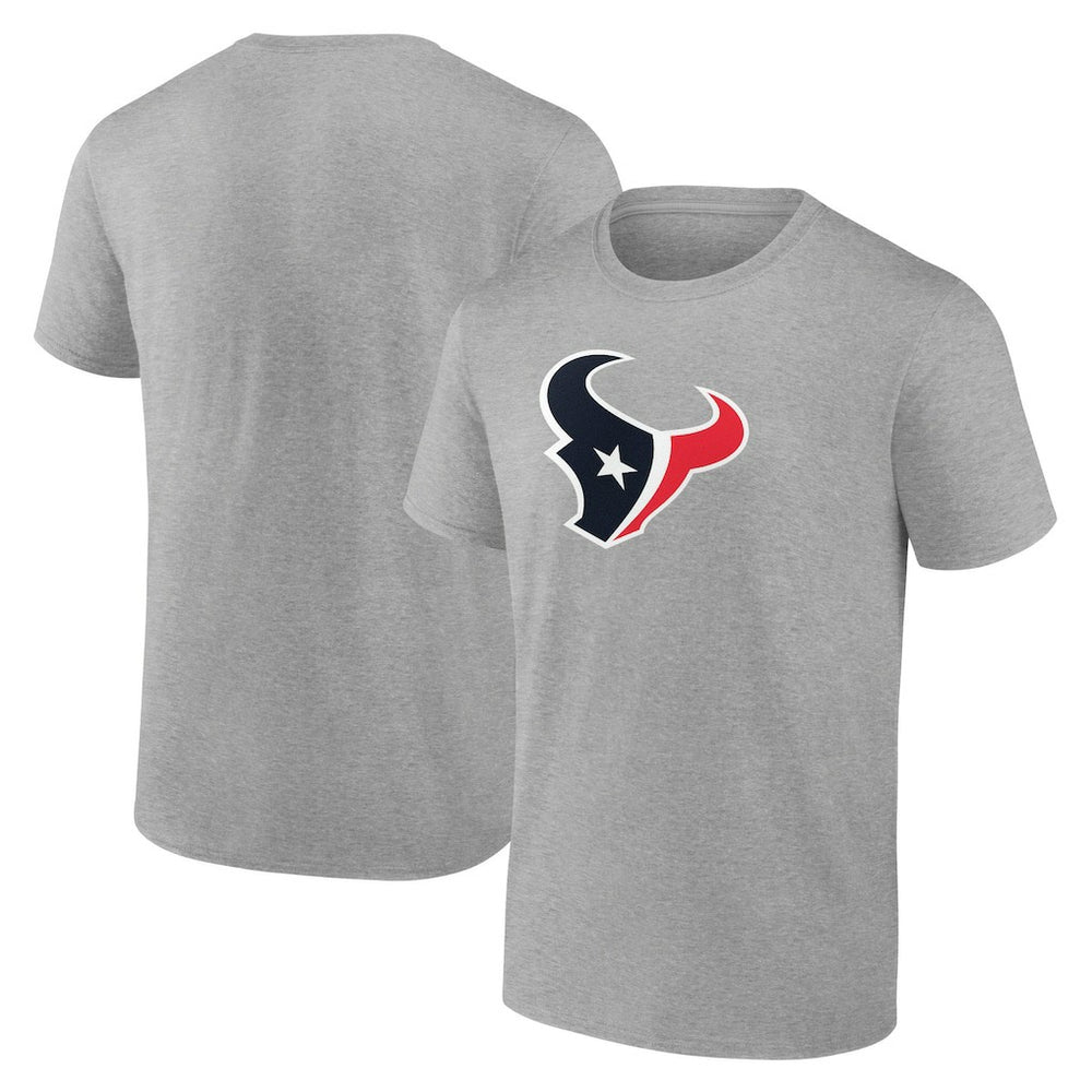 Fanatics Houston Texans Primary Logo T-Shirt Heather Gray