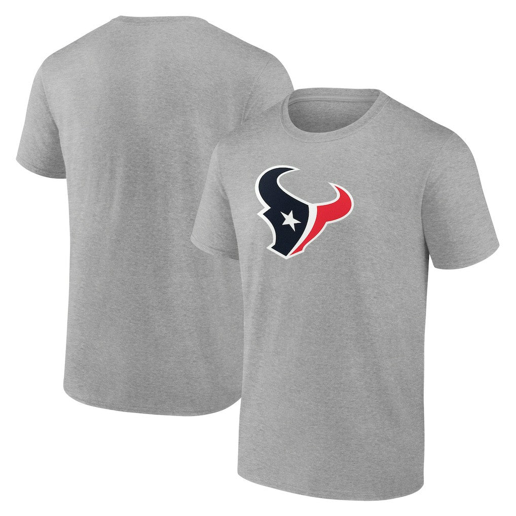 Fanatics Houston Texans Primary Logo T-Shirt Heather Gray